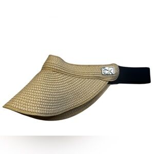 🧢Calvin Klein Tan Women's Sun Hat OS NEW🧢